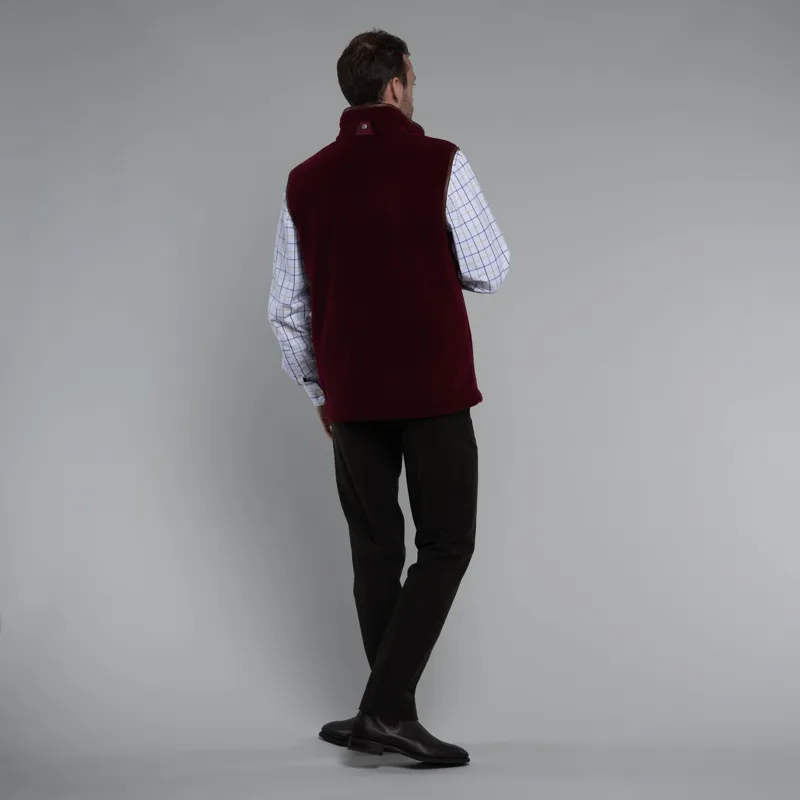 Schoffel Oakham Gilet Claret-2